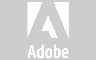 Adobe standard logo White