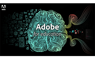 Adobe Education black banner
