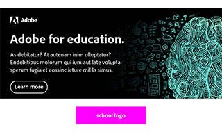 Adobe Education custom banner v1